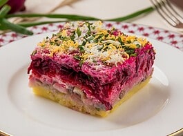 Shuba – ukrán céklás heringsaláta