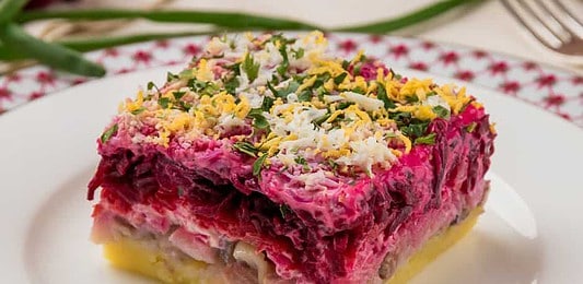 Shuba – ukrán céklás heringsaláta