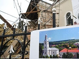 Leomlott a szilágycsehi református templom tornya