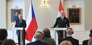 Elámultak a csehek a magyar honvédség láttán