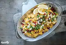 Karfiolos bulgursaláta