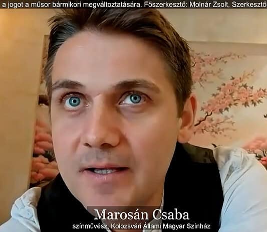 „A költészet legyen a mindennapjaink része” – Interjú Marosán Csaba erdélyi színművésszel