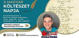Versben élő világunk – költészet napi adás a Bocskai Rádióban