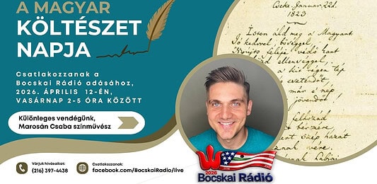 Versben élő világunk – költészet napi adás a Bocskai Rádióban