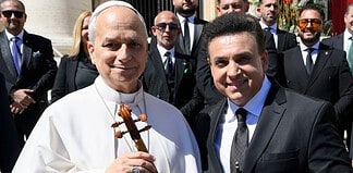 Leó pápának hegedült Mága Zoltán