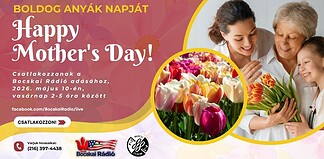 Szeretettel köszöntjük az édesanyákat anyák napján!