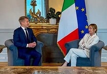 Magyar Péter Giorgia Melonival tárgyalt