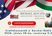 Közzépontban Fabriczy Kováts Mihály az amerikai könnyűlovasság megalapítója
