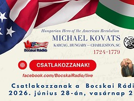 Közzépontban Fabriczy Kováts Mihály az amerikai könnyűlovasság megalapítója