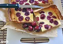 Cseresznyés-ricottás pite