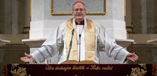 Kitüntették Erdő Péter bíborost