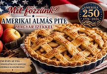 Amerikai almás pite magyar ízekkel