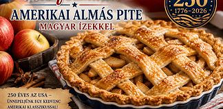 Amerikai almás pite magyar ízekkel