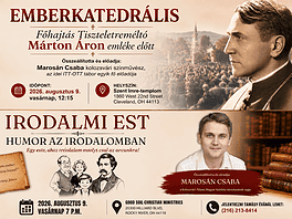 Marosán Csaba kolozsvári színművész Clevelandben – két különleges előadás augusztus 9-én