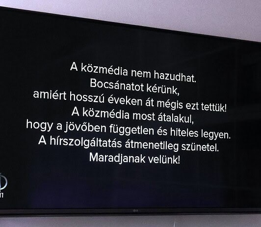 Leállt a közmédia hírszolgáltatása