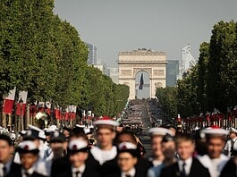 Hungarian Soldiers Shine at Military Parade Marking France’s National Day