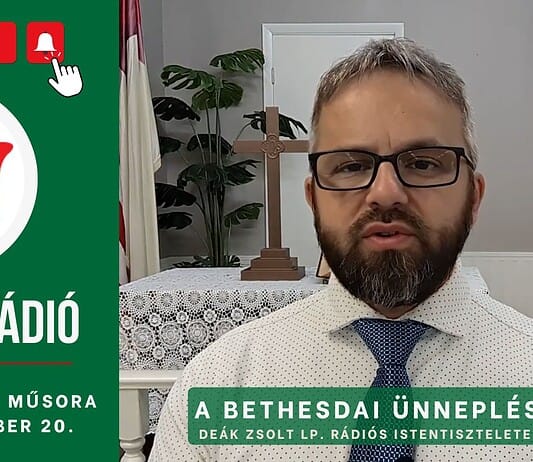 A Baptista Gyülekezet 2026. szeptember 20-i adása