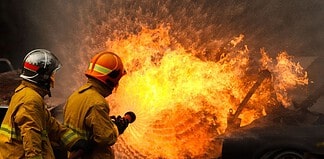 Lángolt a Fertő tó ausztriai partja